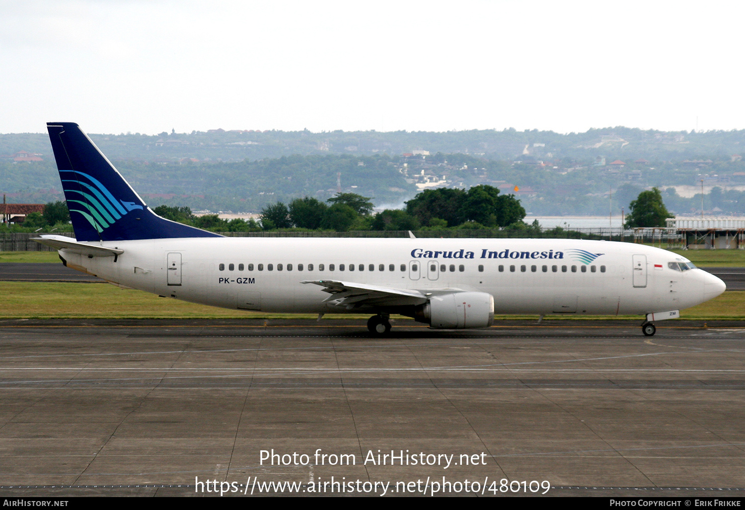 Aircraft Photo of PK-GZM | Boeing 737-4M0 | Garuda Indonesia | AirHistory.net #480109