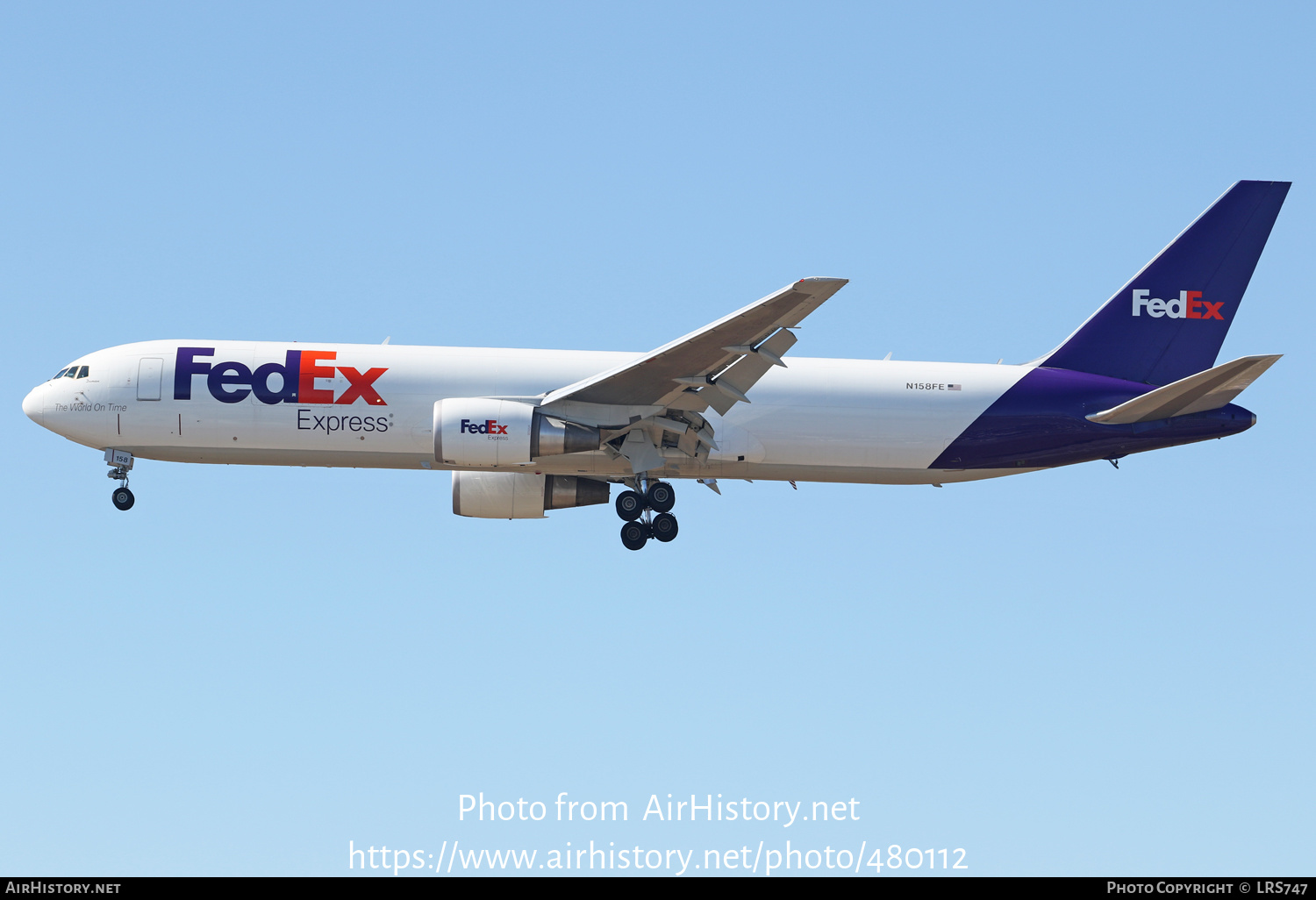 Aircraft Photo of N158FE | Boeing 767-300F | FedEx Express - Federal Express | AirHistory.net #480112