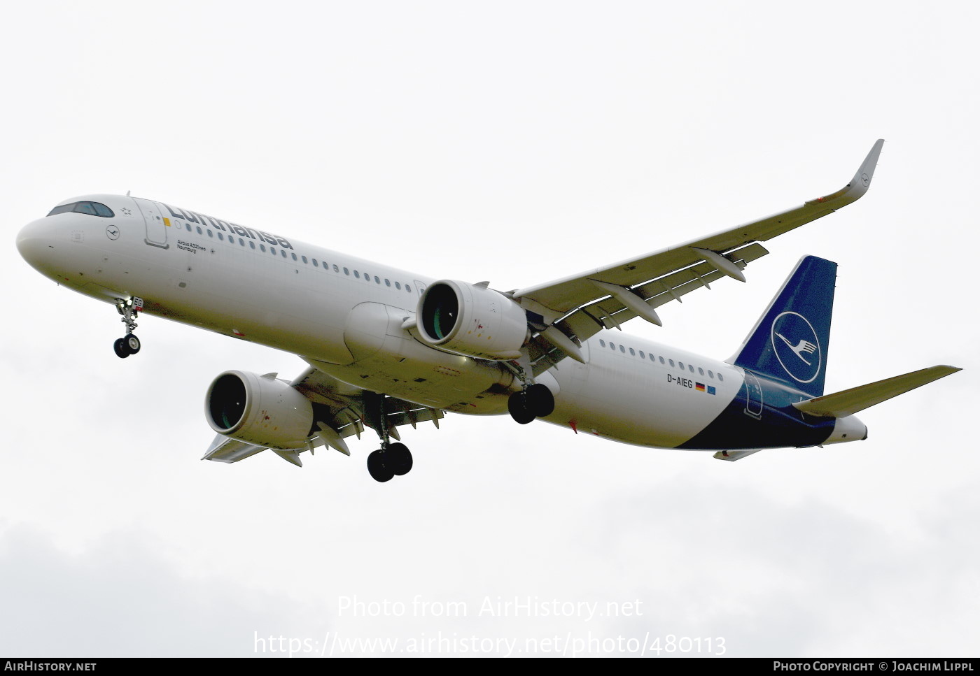 Aircraft Photo of D-AIEG | Airbus A321-271NX | Lufthansa | AirHistory.net #480113