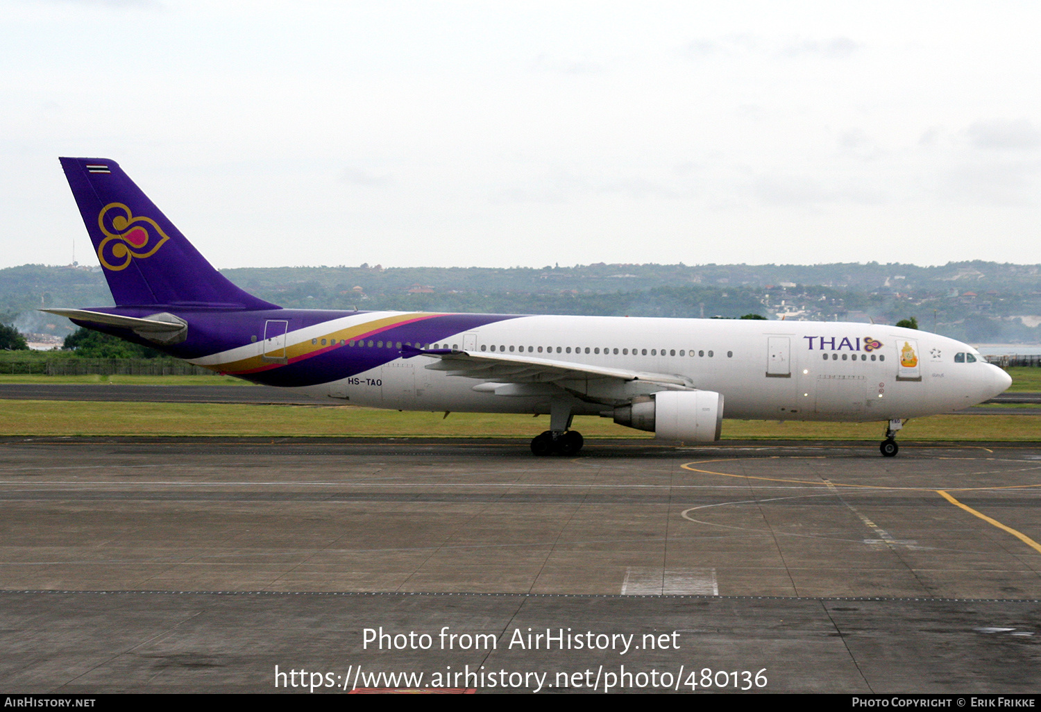 Aircraft Photo of HS-TAO | Airbus A300B4-622R | Thai Airways International | AirHistory.net #480136