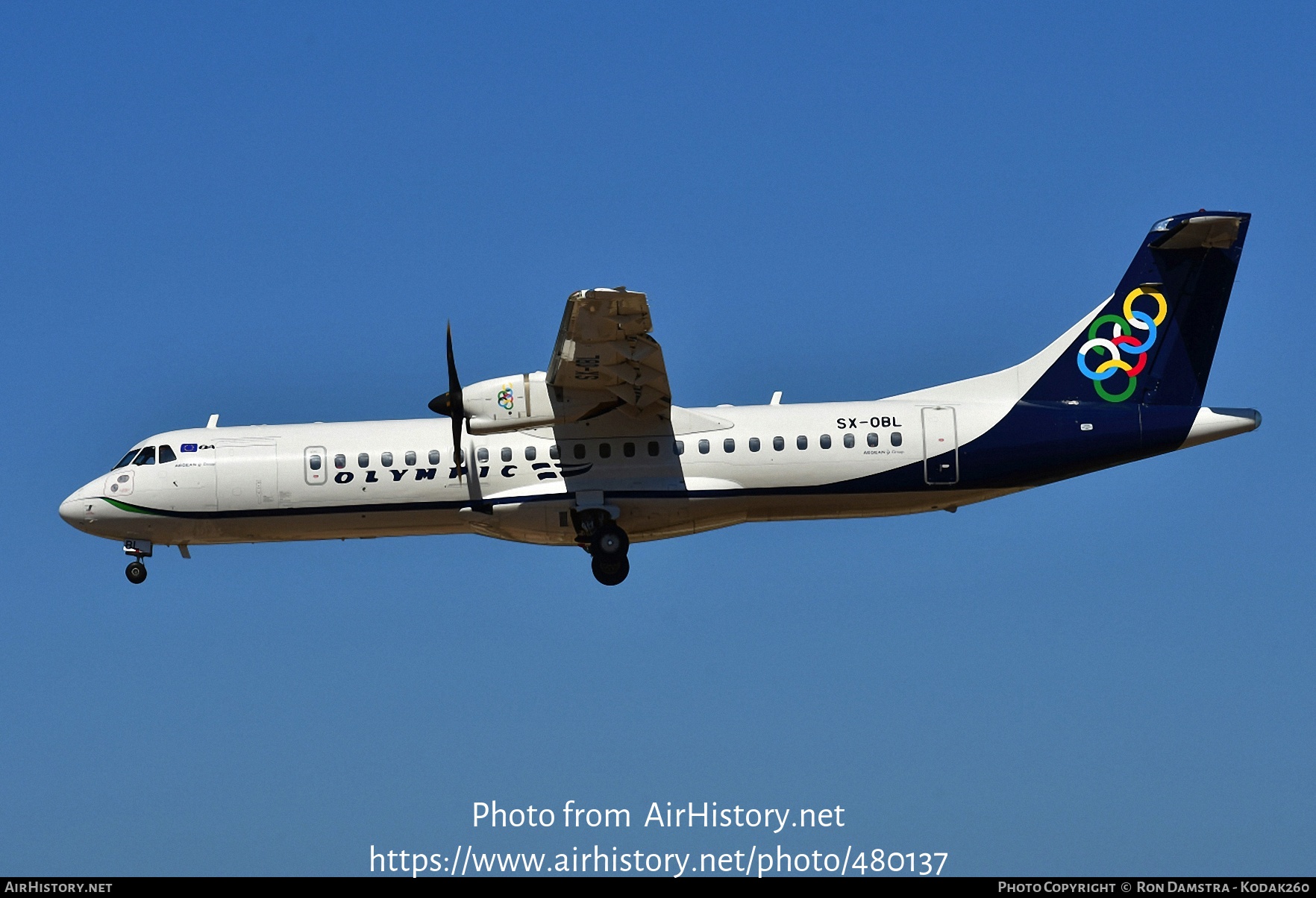 Aircraft Photo of SX-OBL | ATR ATR-72-600 (ATR-72-212A) | Olympic | AirHistory.net #480137