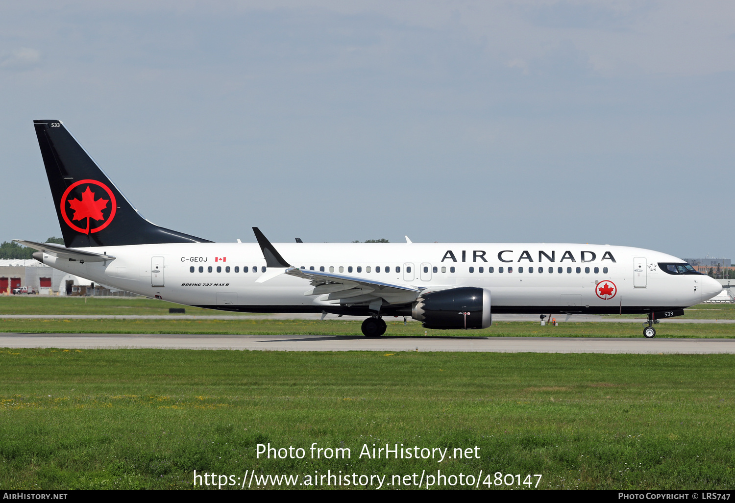 Aircraft Photo of C-GEOJ | Boeing 737-8 Max 8 | Air Canada | AirHistory.net #480147