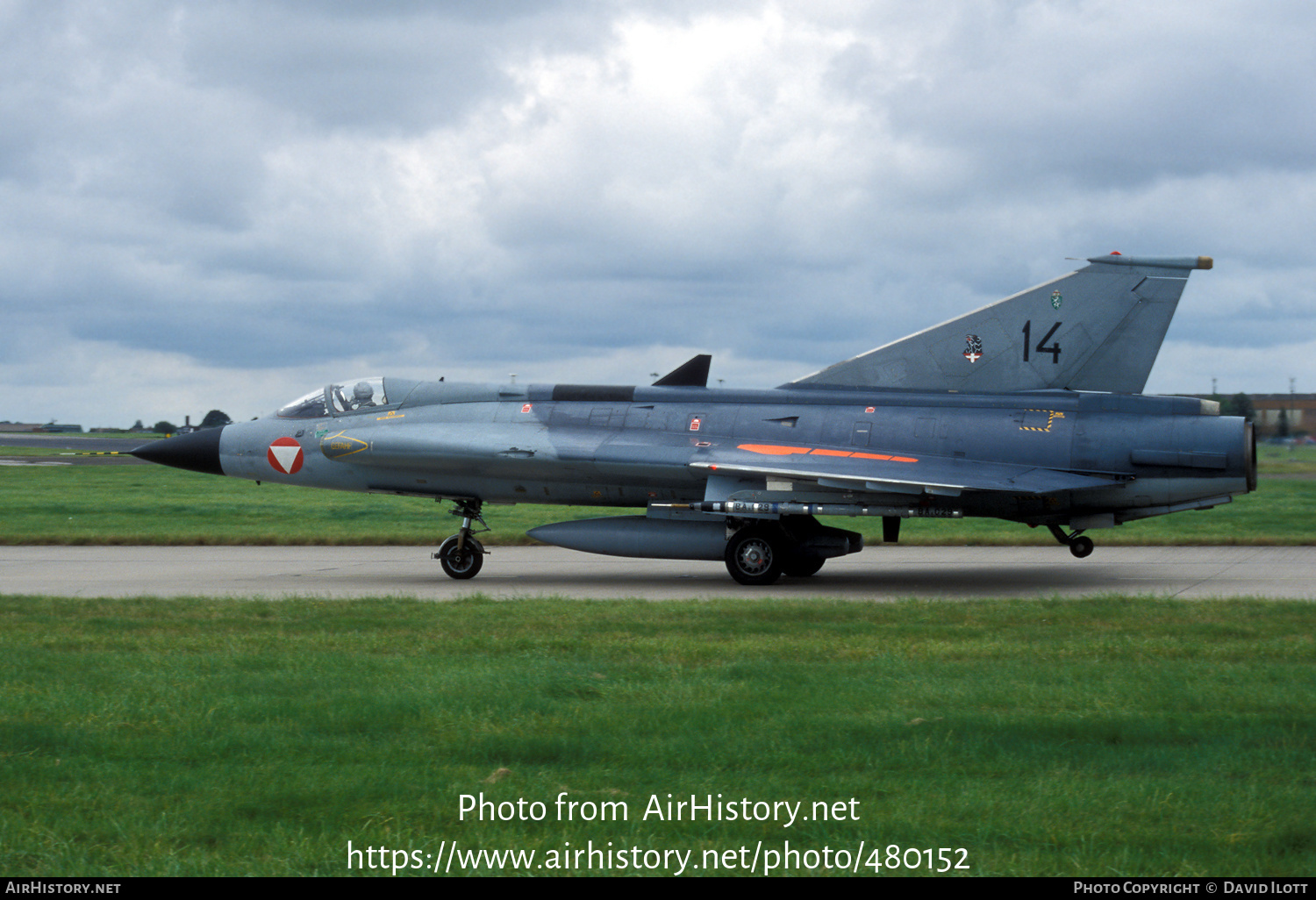 Aircraft Photo of 14 | Saab J35Oe Draken | Austria - Air Force | AirHistory.net #480152