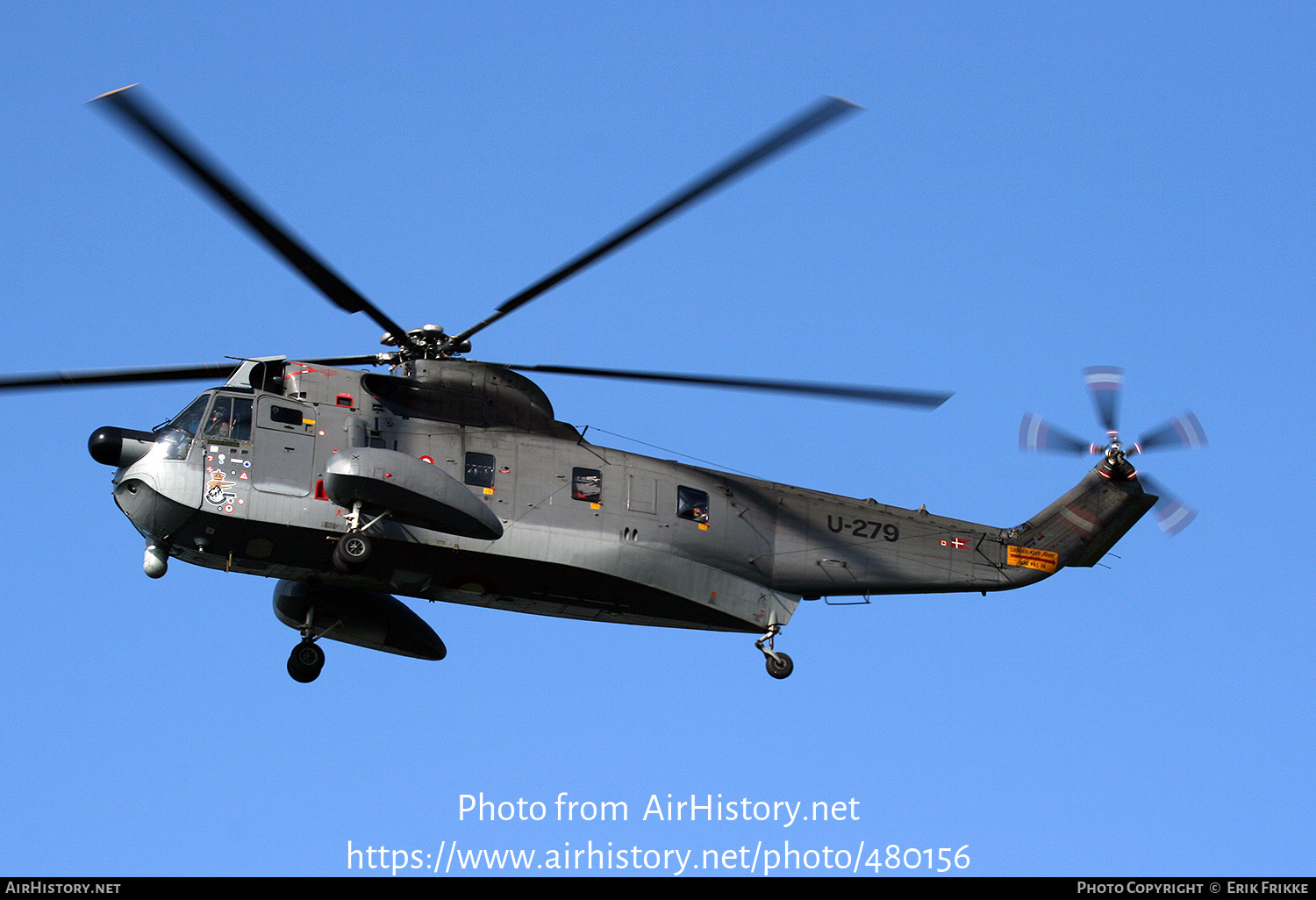 Aircraft Photo of U-279 | Sikorsky S-61A-1 Sea King | Denmark - Air Force | AirHistory.net #480156