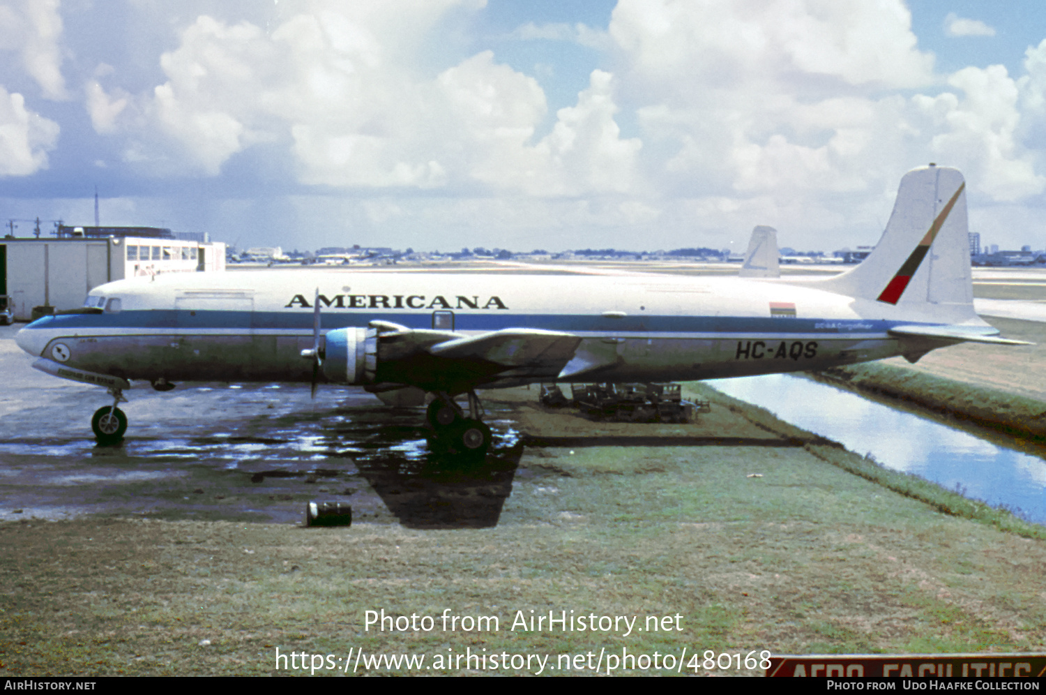 Aircraft Photo of HC-AQS | Douglas DC-6A | Americana de Aviación | AirHistory.net #480168