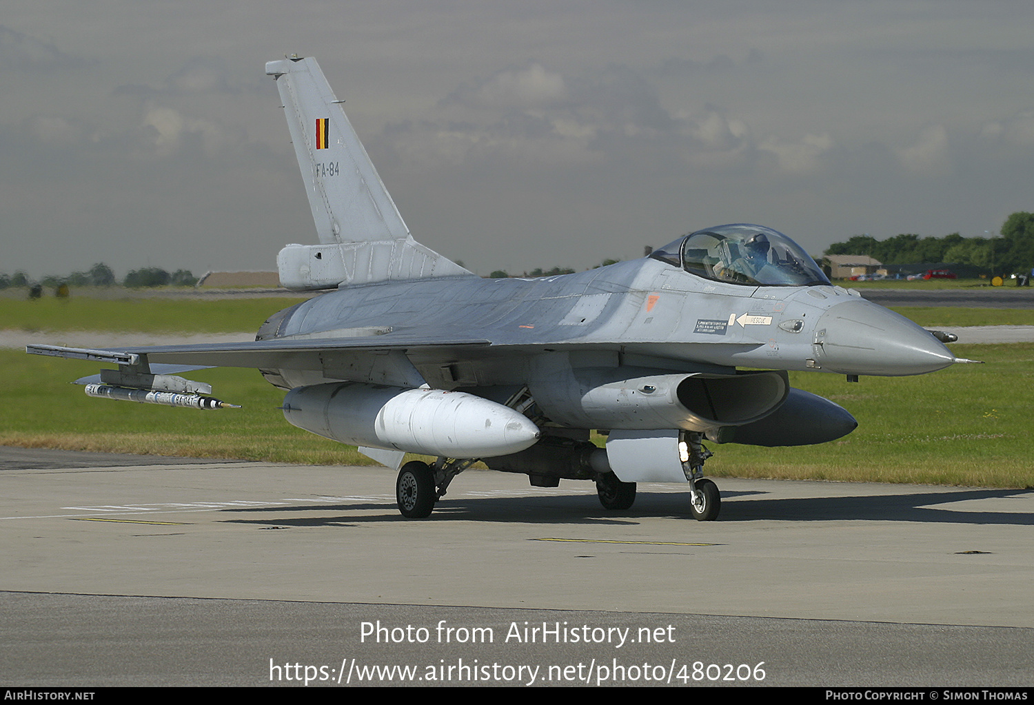 Aircraft Photo of FA-84 | General Dynamics F-16AM Fighting Falcon | Belgium - Air Force | AirHistory.net #480206