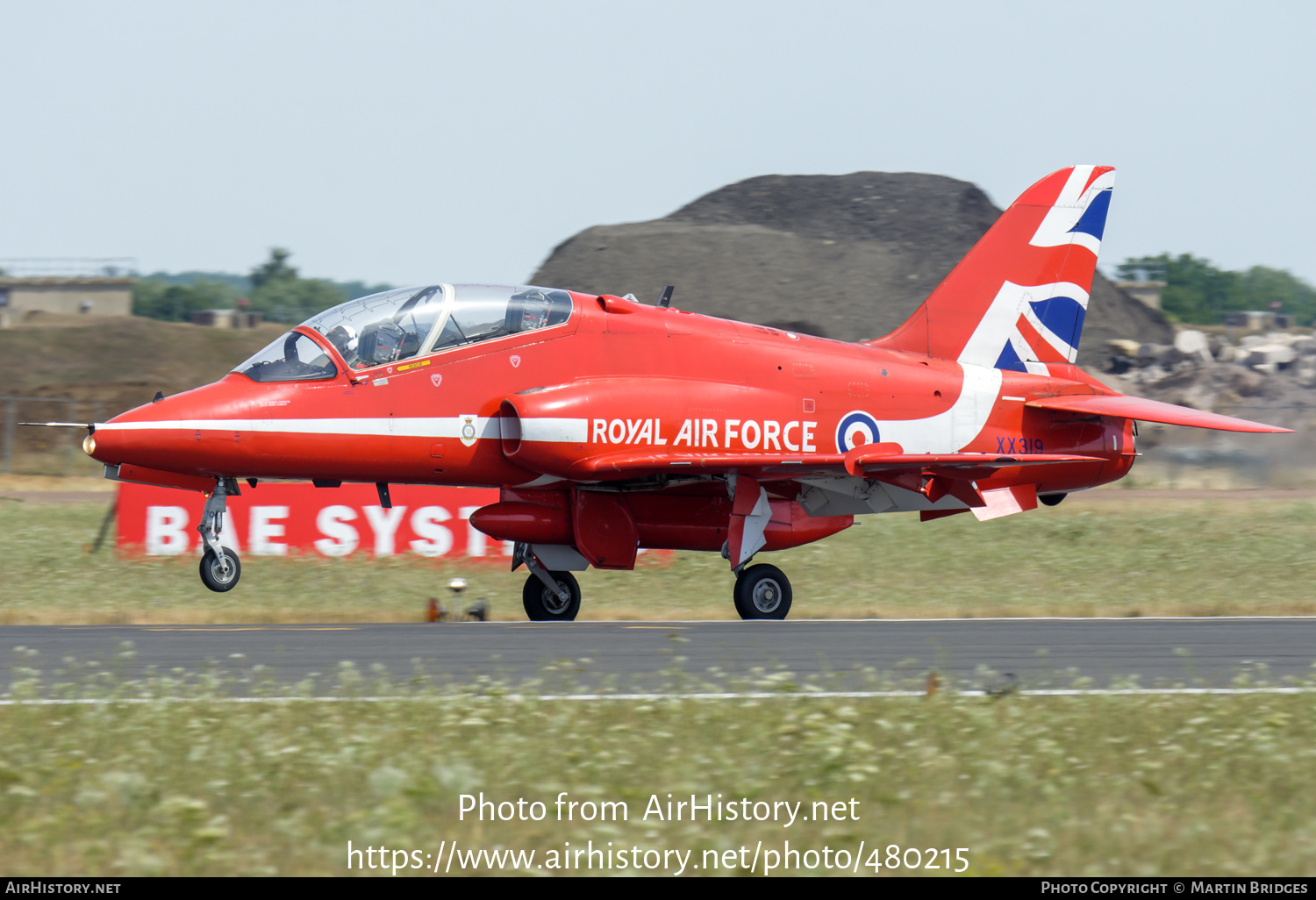 Aircraft Photo of XX319 | British Aerospace Hawk T1A | UK - Air Force | AirHistory.net #480215