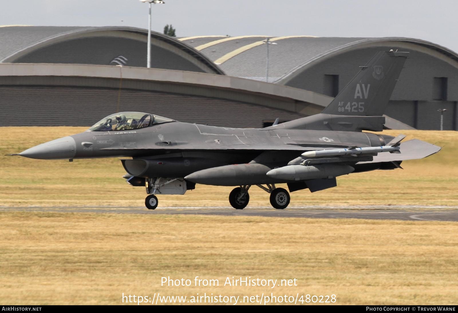 Aircraft Photo of 88-0425 / AF88-425 | General Dynamics F-16CM Fighting Falcon | USA - Air Force | AirHistory.net #480228