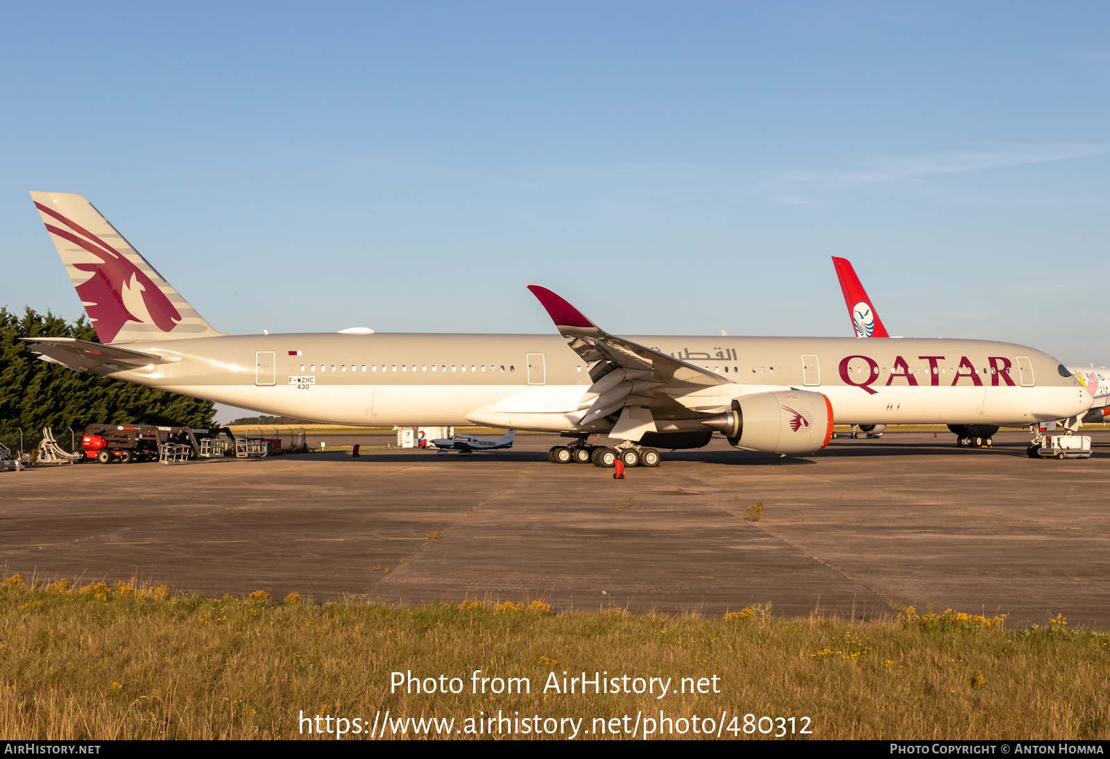 Aircraft Photo of F-WZHC | Airbus A350-1041 | Qatar Airways | AirHistory.net #480312