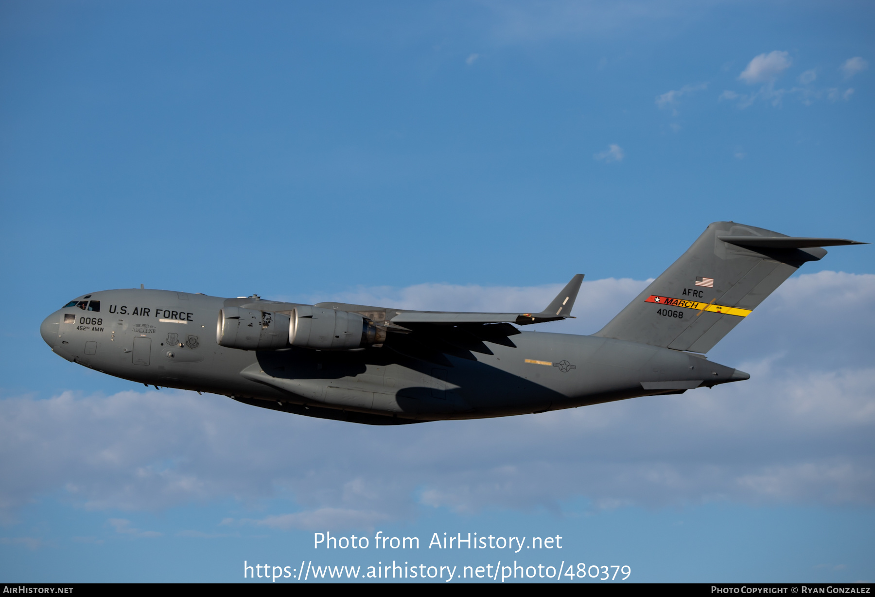 Aircraft Photo of 94-0068 / 40068 | McDonnell Douglas C-17A Globemaster III | USA - Air Force | AirHistory.net #480379