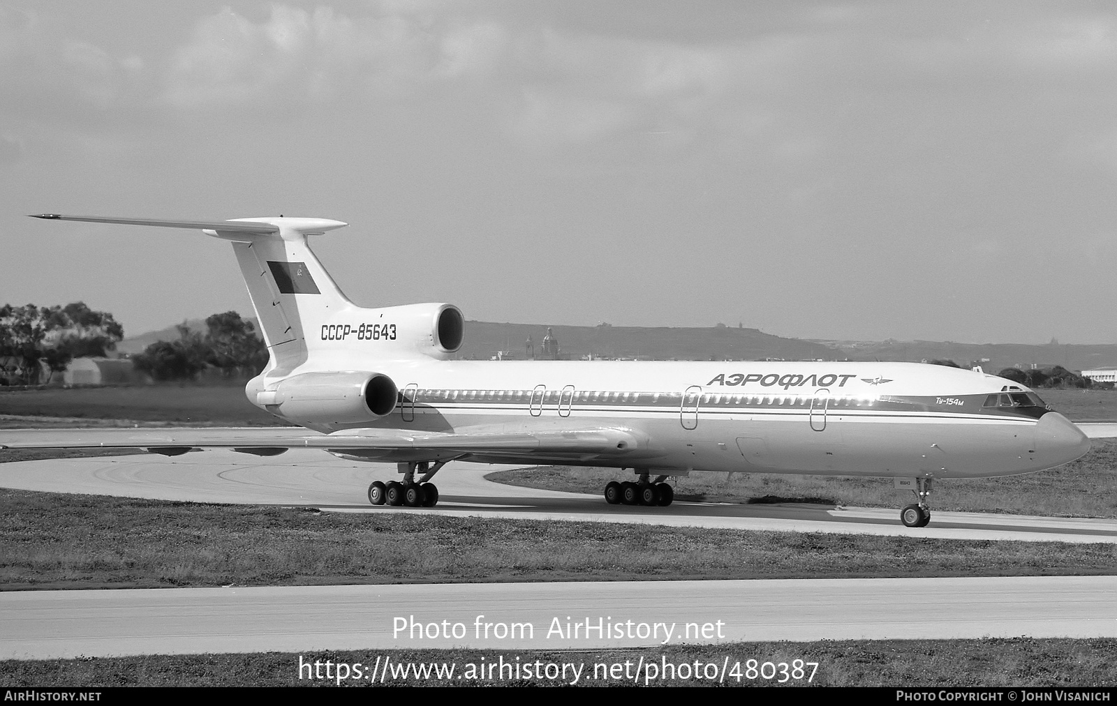 Aircraft Photo of CCCP-85643 | Tupolev Tu-154M | Aeroflot | AirHistory.net #480387