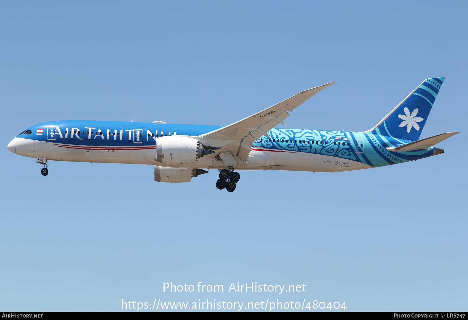 Aircraft Photo of F-ONUI | Boeing 787-9 Dreamliner | Air Tahiti Nui | AirHistory.net #480404