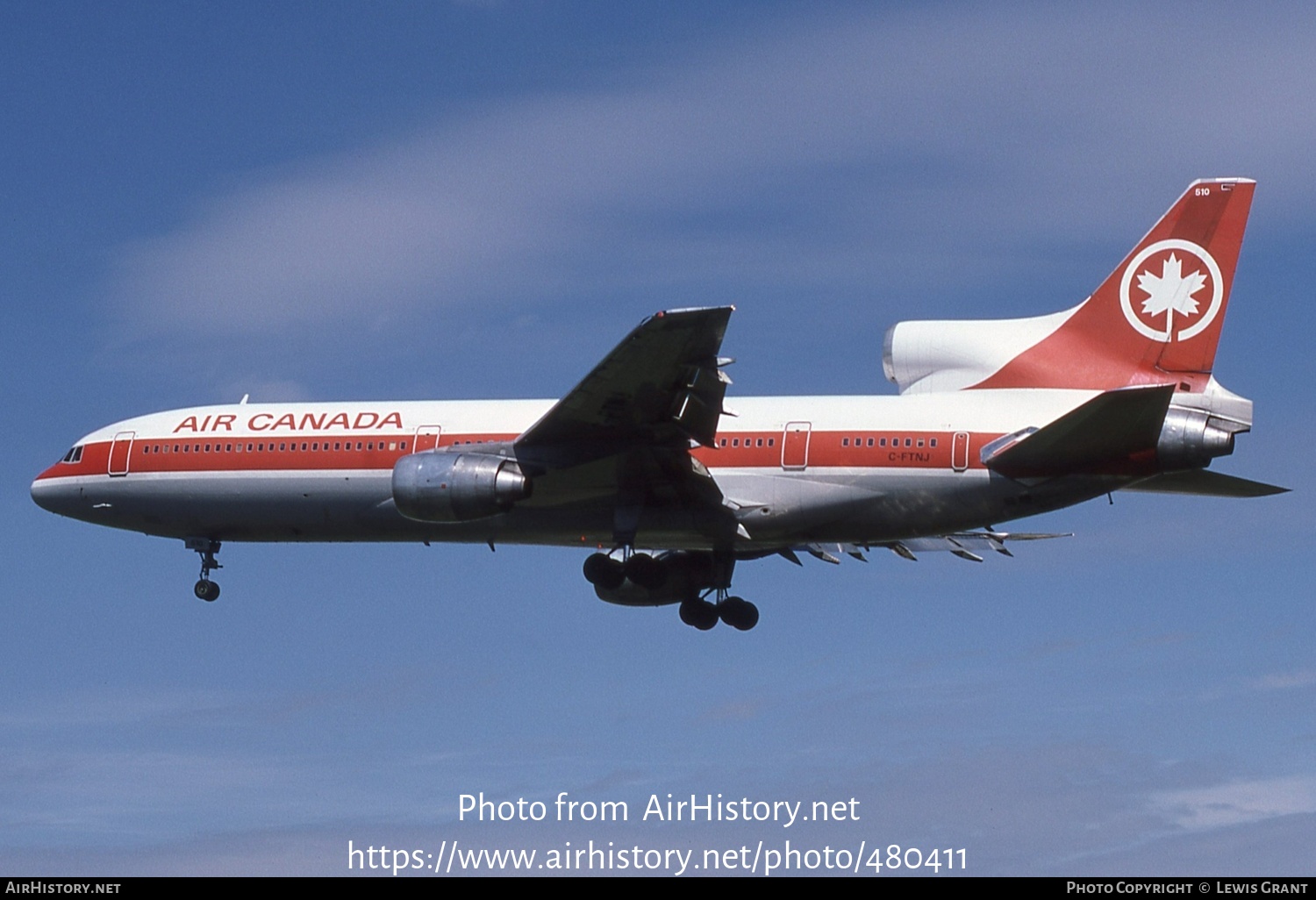 Aircraft Photo of C-FTNJ | Lockheed L-1011-385-1-15 TriStar 100 | Air Canada | AirHistory.net #480411