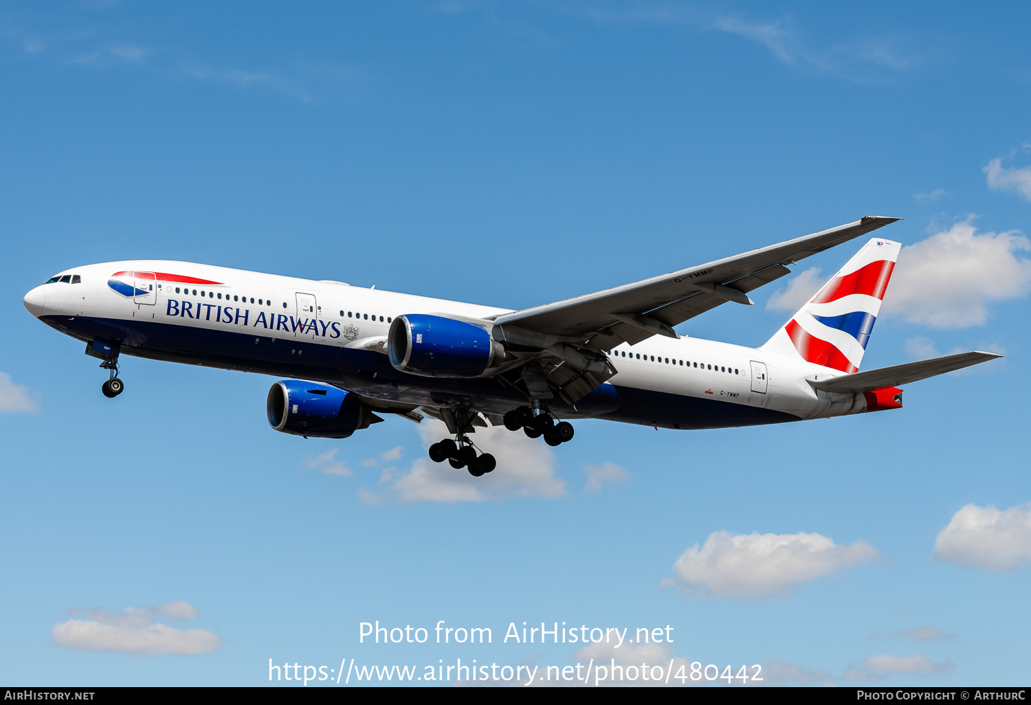 Aircraft Photo of G-YMMP | Boeing 777-236/ER | British Airways | AirHistory.net #480442