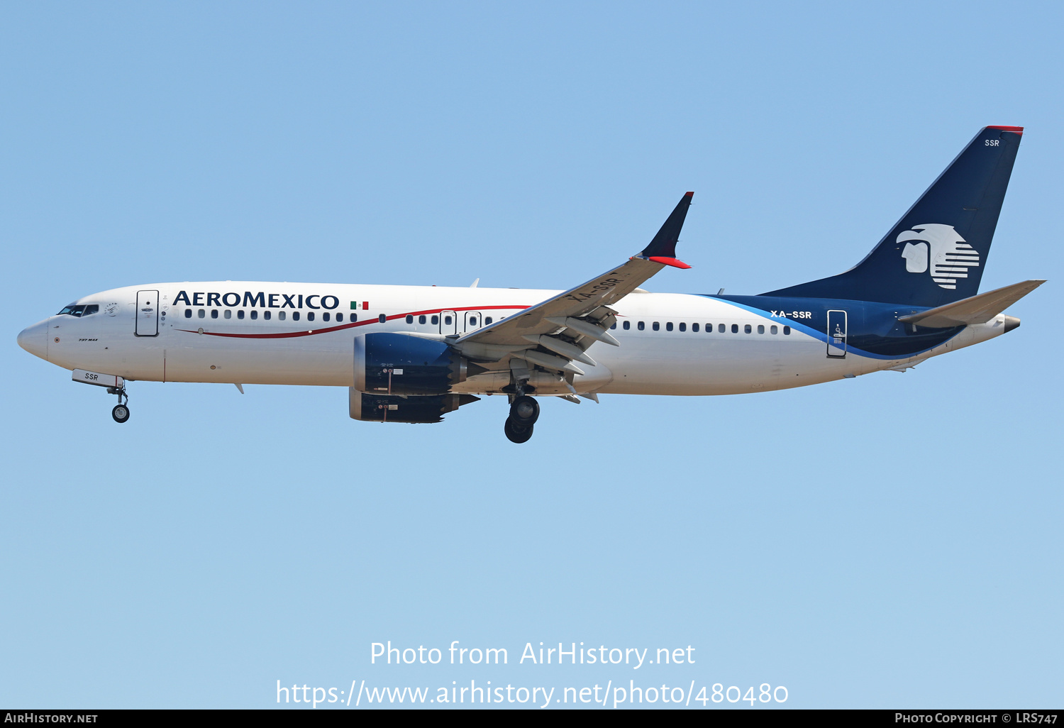 Aircraft Photo of XA-SSR | Boeing 737-8 Max 8 | AeroMéxico | AirHistory.net #480480