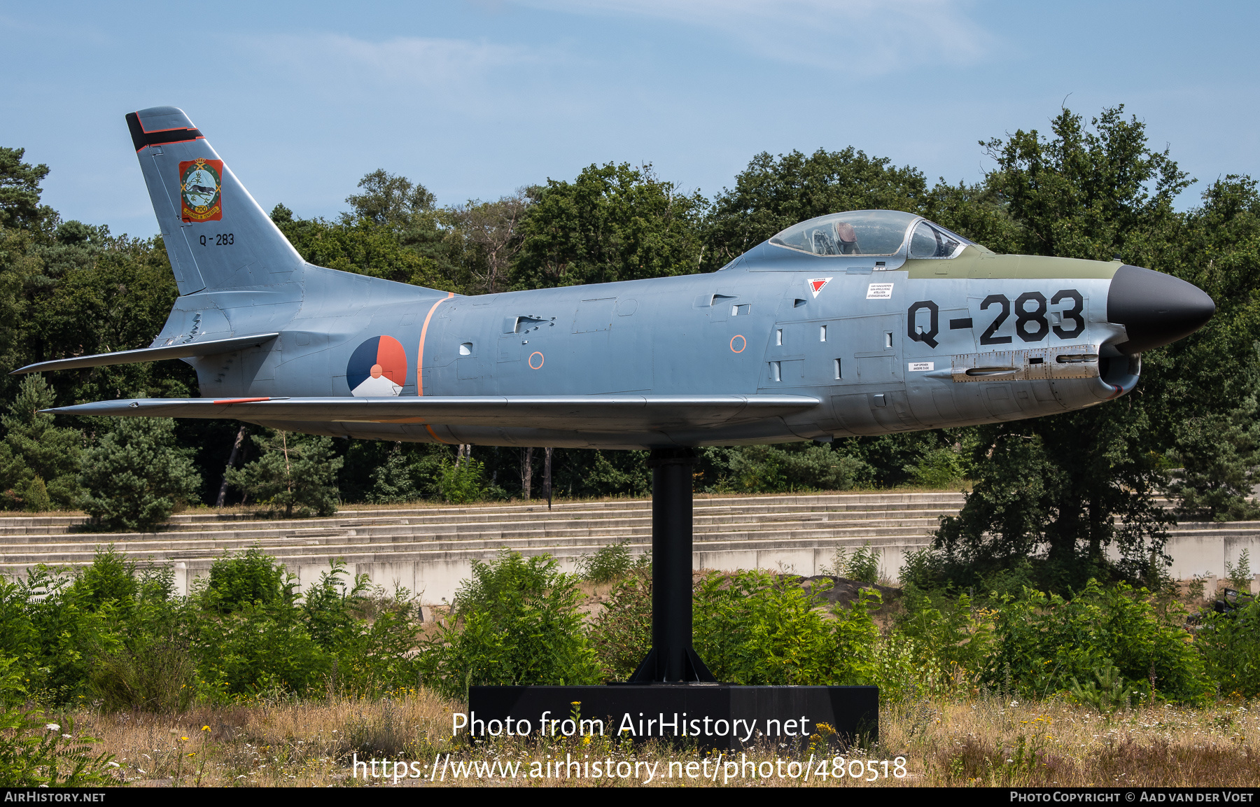 Aircraft Photo of Q-283 | North American F-86K Sabre | Netherlands - Air Force | AirHistory.net #480518