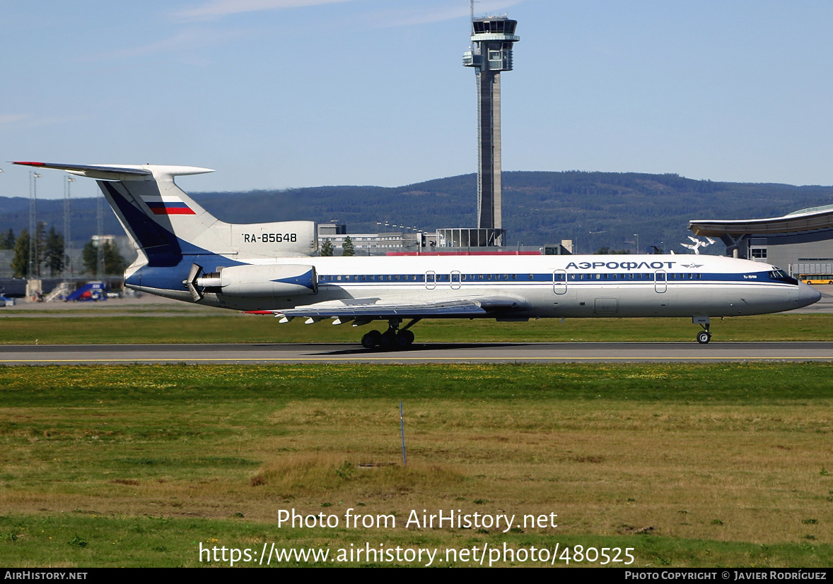 Aircraft Photo of RA-85648 | Tupolev Tu-154M | Aeroflot | AirHistory.net #480525