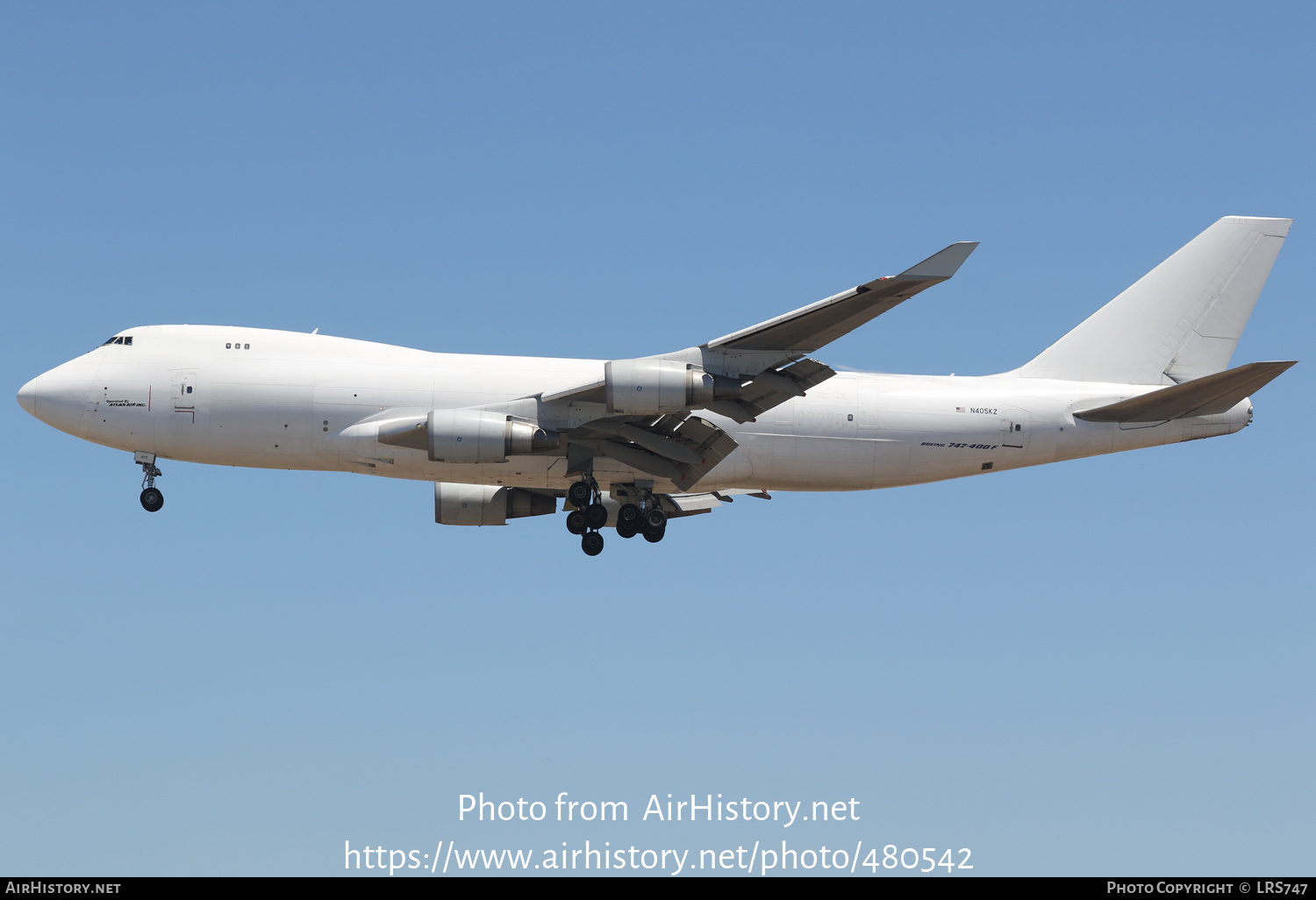 Aircraft Photo of N405KZ | Boeing 747-4KZF/SCD | Atlas Air | AirHistory.net #480542