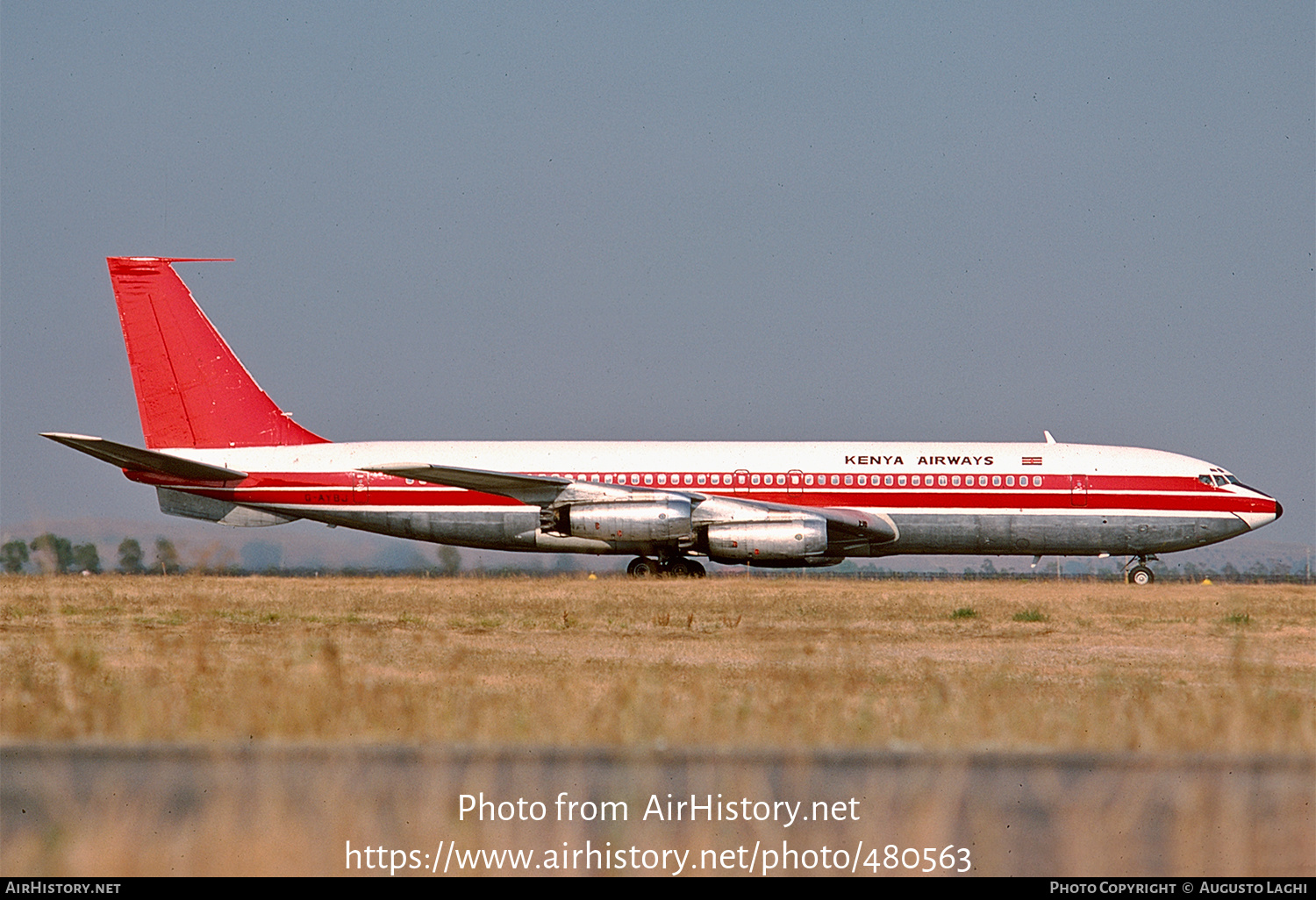 Aircraft Photo of G-AYBJ | Boeing 707-321 | Kenya Airways | AirHistory.net #480563