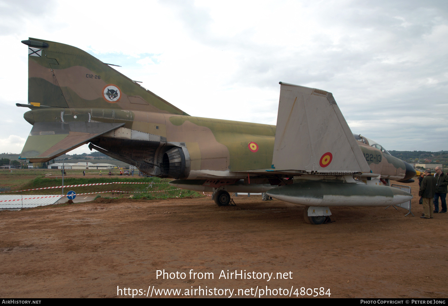 Aircraft Photo of C.12-26 | McDonnell F-4C Phantom II | Spain - Air Force | AirHistory.net #480584