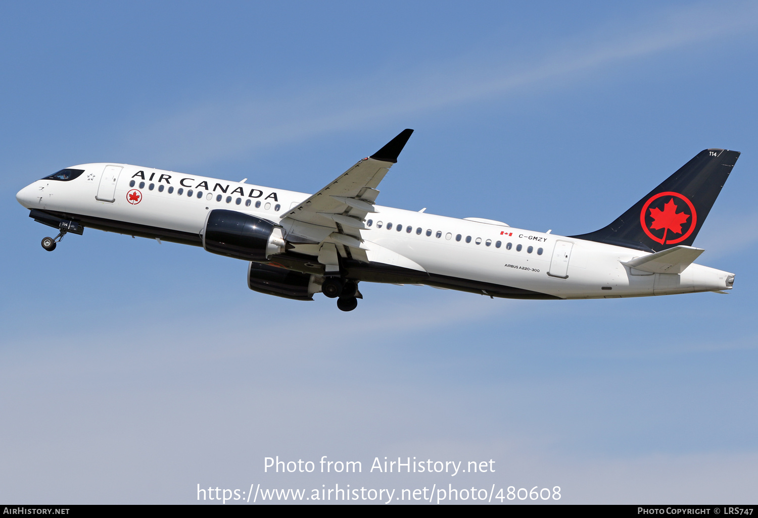 Aircraft Photo of C-GMZY | Airbus A220-371 (BD-500-1A11) | Air Canada | AirHistory.net #480608