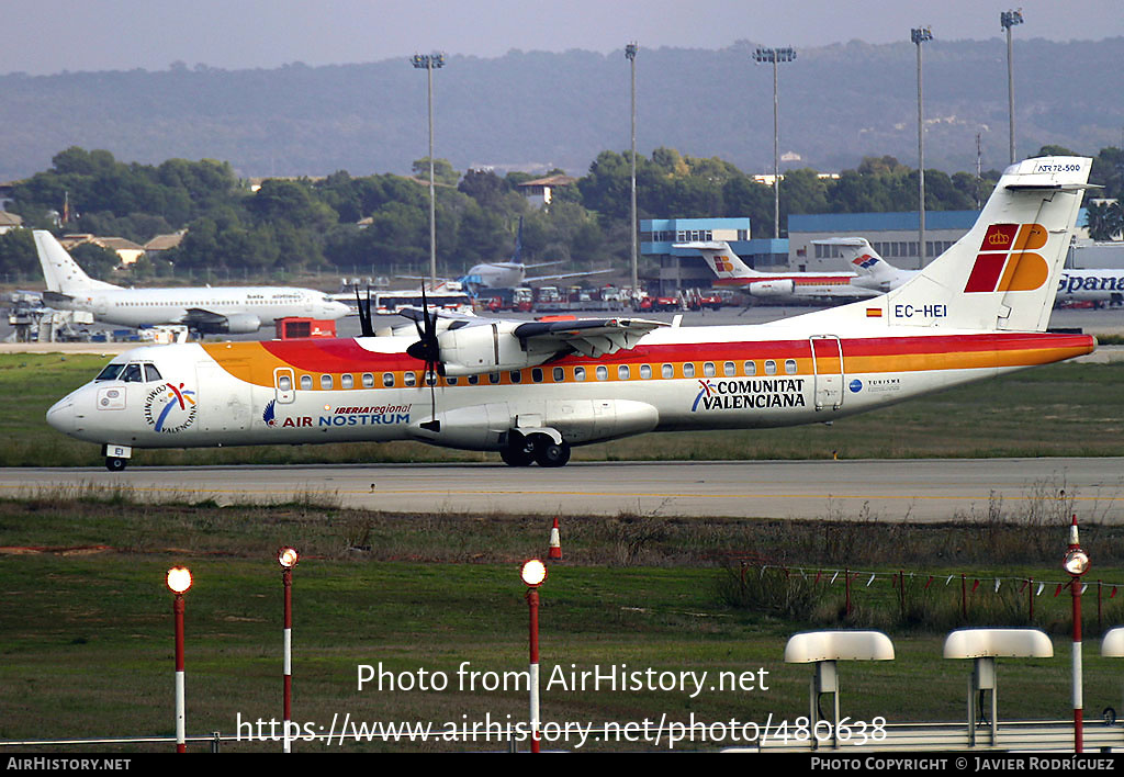 Aircraft Photo of EC-HEI | ATR ATR-72-500 (ATR-72-212A) | Iberia Regional | AirHistory.net #480638