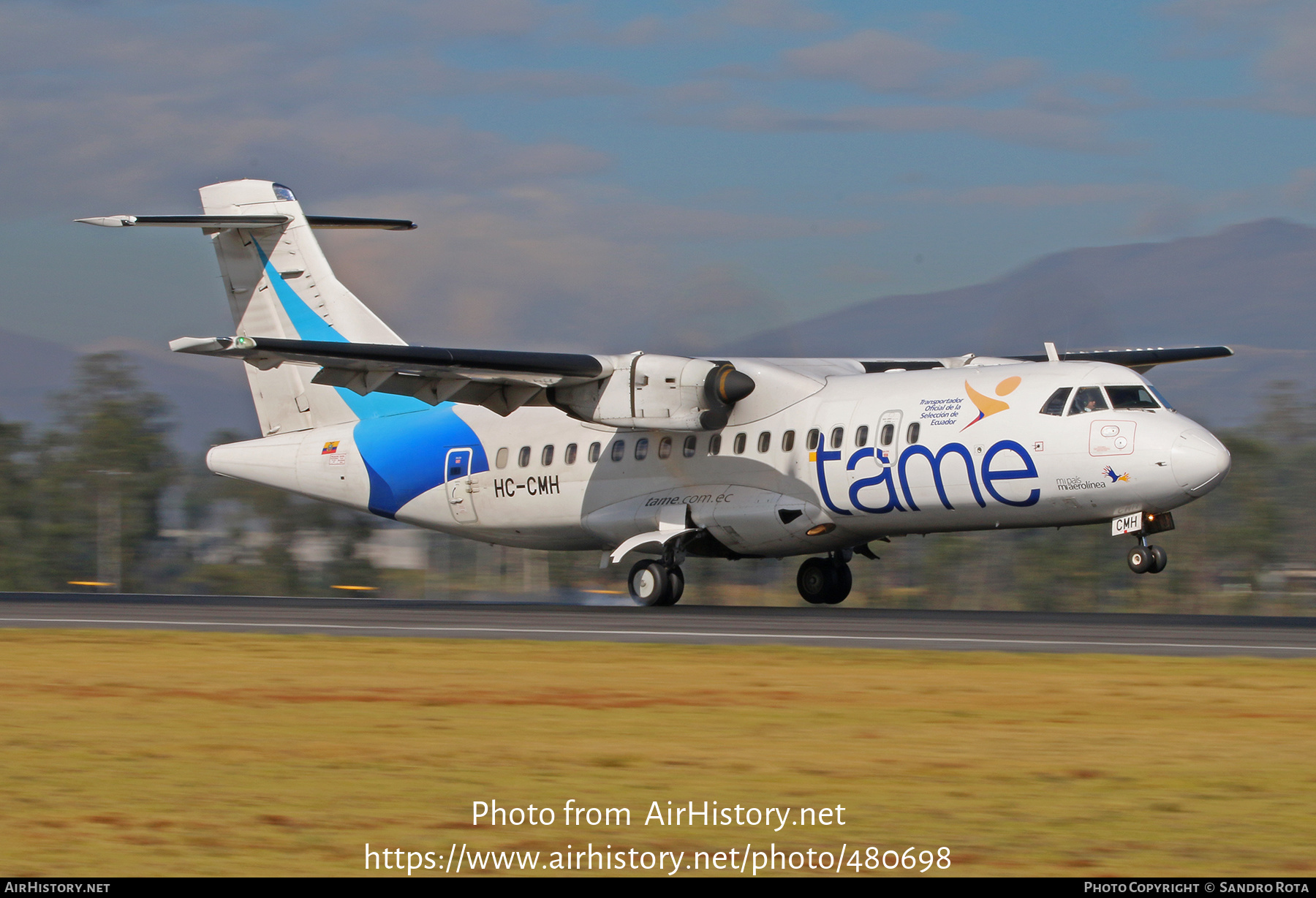 Aircraft Photo of HC-CMH | ATR ATR-42-500 | TAME Línea Aérea del Ecuador | AirHistory.net #480698