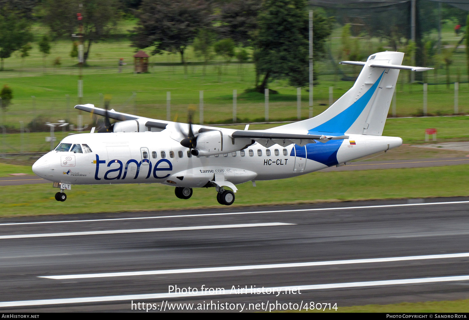 Aircraft Photo of HC-CLT | ATR ATR-42-500 | TAME Línea Aérea del Ecuador | AirHistory.net #480714