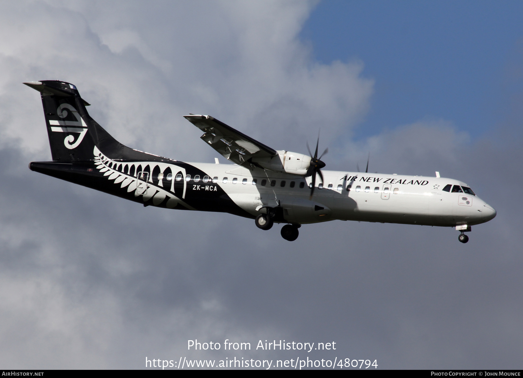 Aircraft Photo of ZK-MCA | ATR ATR-72-500 (ATR-72-212A) | Air New Zealand Link | AirHistory.net #480794