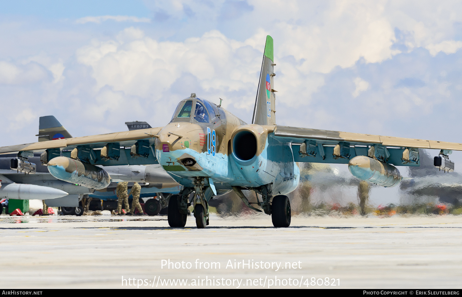 Aircraft Photo of 09 blue | Sukhoi Su-25 | Azerbaijan - Air Force | AirHistory.net #480821