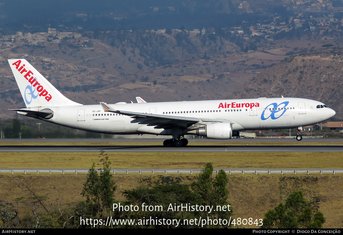 Aircraft Photo of EC-JPF | Airbus A330-202 | Air Europa | AirHistory.net #480843