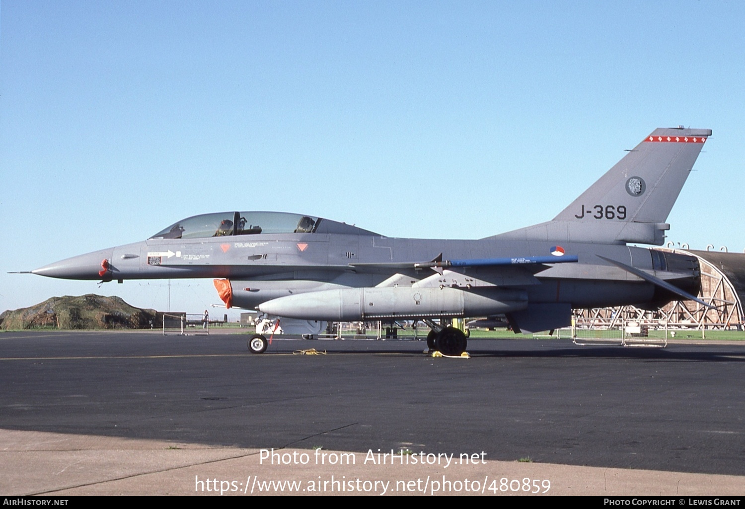 Aircraft Photo of J-369 | General Dynamics F-16B Fighting Falcon | Netherlands - Air Force | AirHistory.net #480859