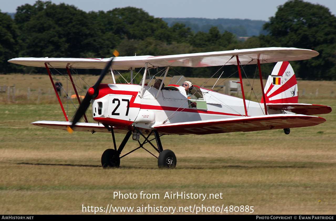 Aircraft Photo of OO-RAY / V27 | Stampe-Vertongen SV-4B | Belgium - Air Force | AirHistory.net #480885