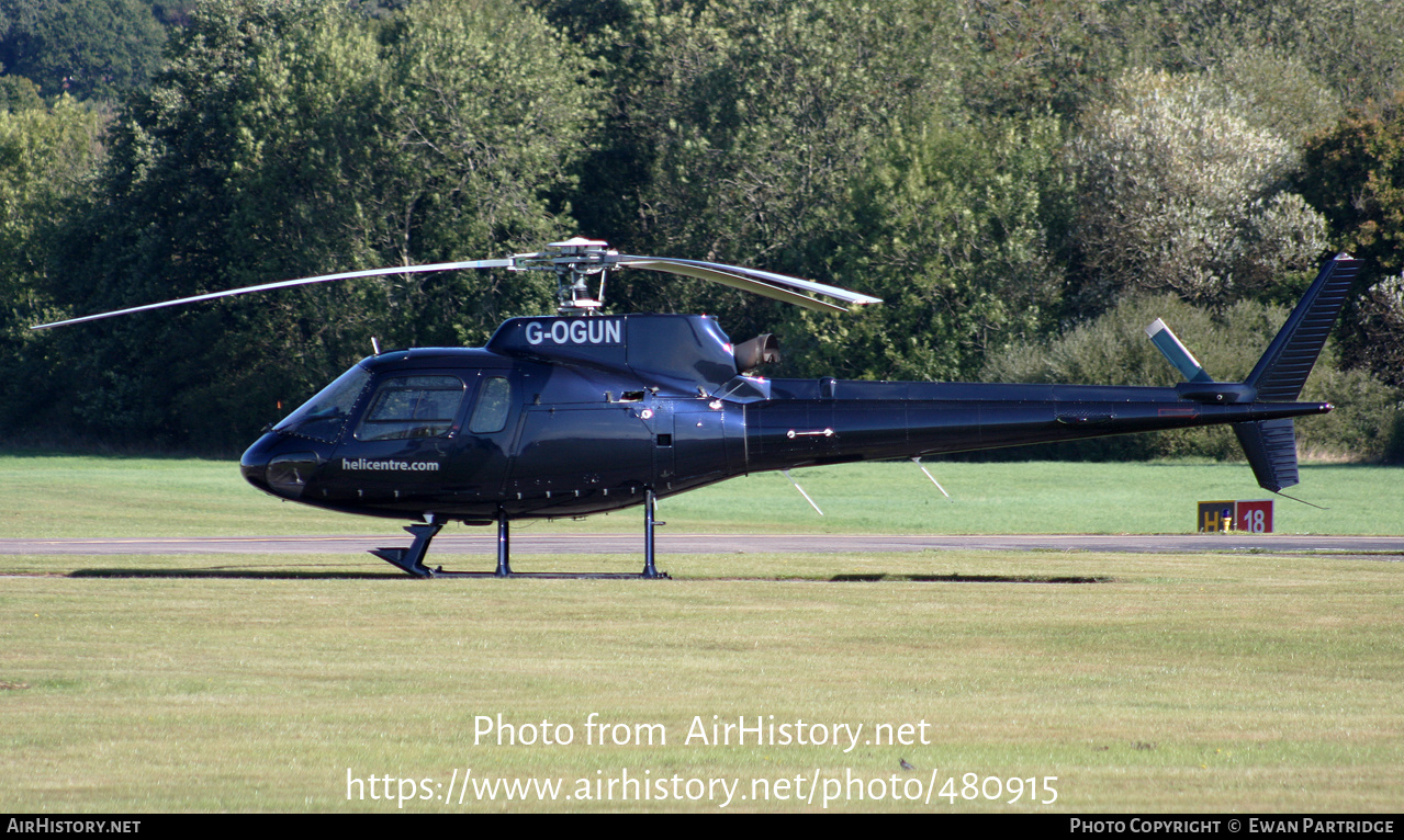 Aircraft Photo of G-OGUN | Eurocopter AS-350B-2 Ecureuil | Helicentre | AirHistory.net #480915