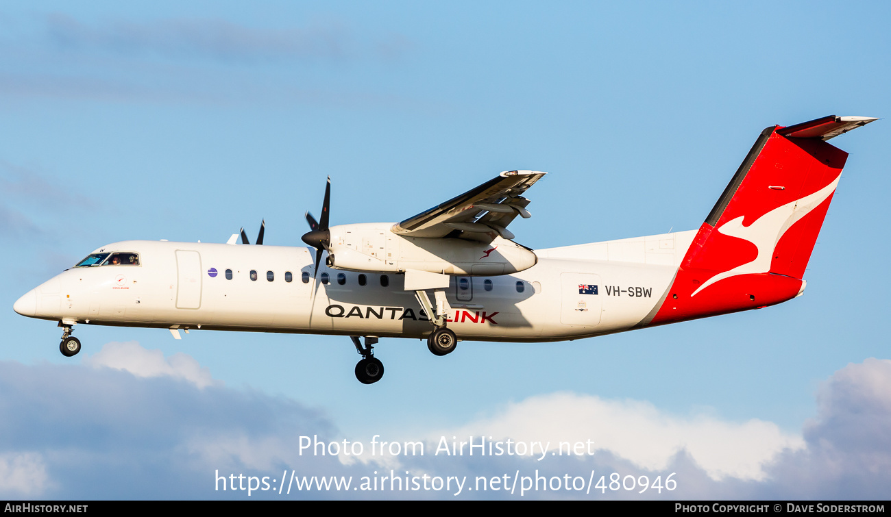 Aircraft Photo of VH-SBW | Bombardier DHC-8-315Q Dash 8 | QantasLink | AirHistory.net #480946