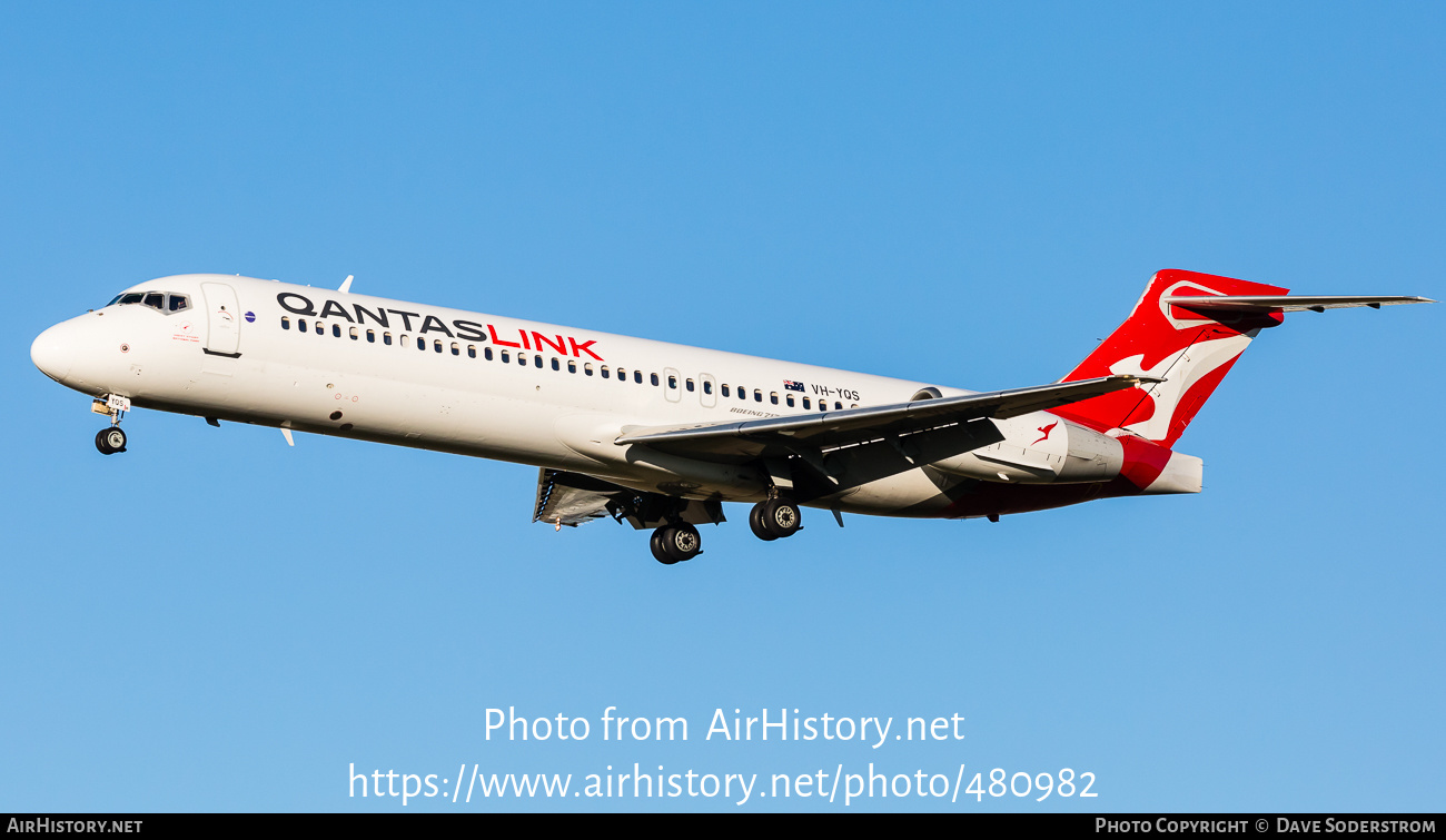 Aircraft Photo Of VH-YQS | Boeing 717-2BL | QantasLink | AirHistory.net ...