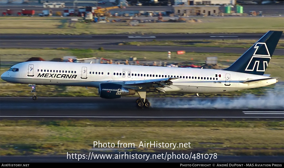 Aircraft Photo of XA-TRA | Boeing 757-230 | Mexicana | AirHistory.net #481078