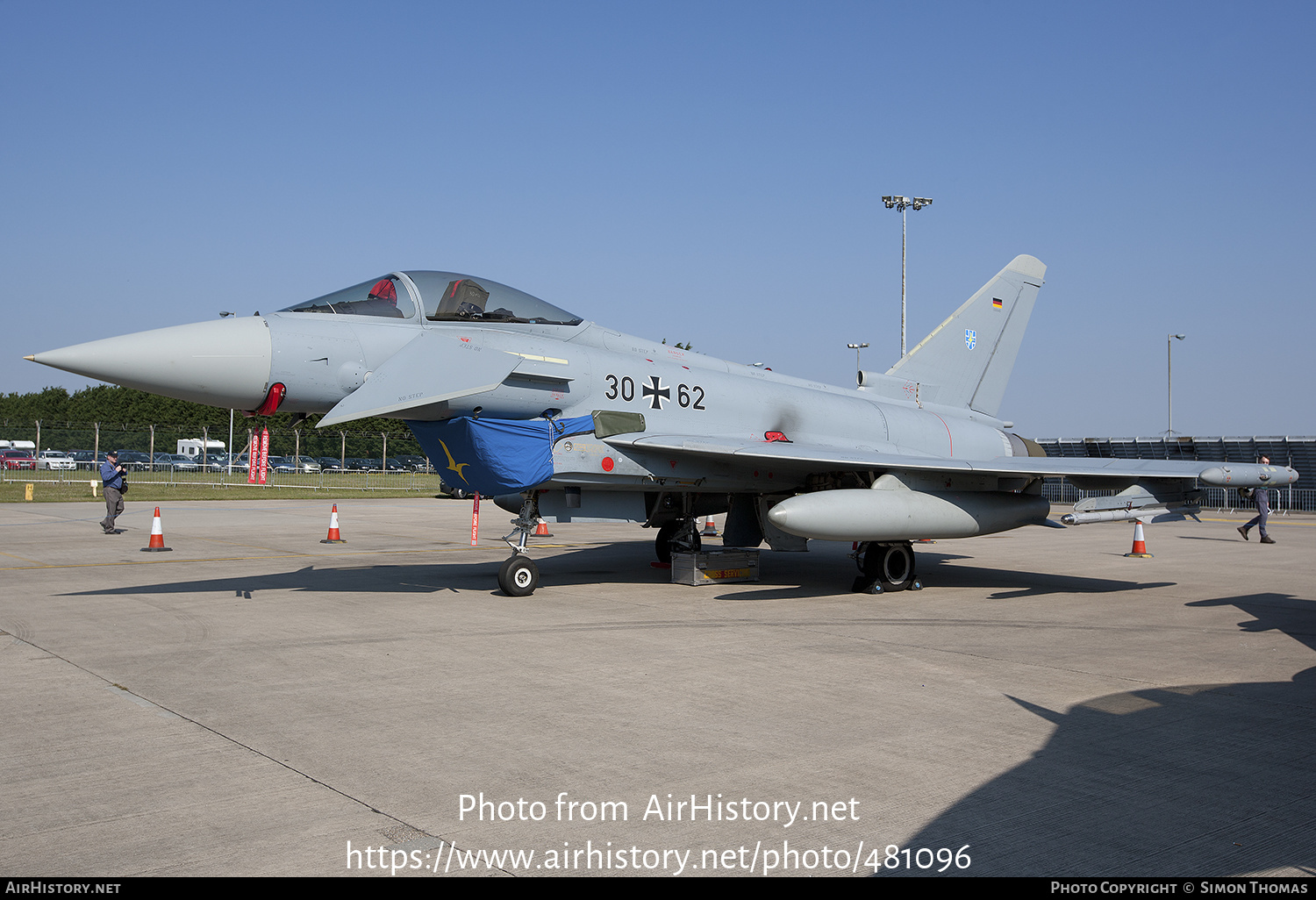 Aircraft Photo of 3062 | Eurofighter EF-2000 Typhoon S | Germany - Air Force | AirHistory.net #481096