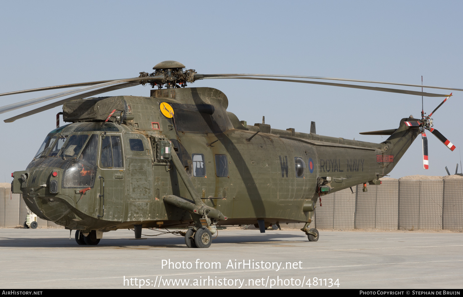 Aircraft Photo of ZA297 | Westland WS-61 Sea King HC4 | UK - Navy | AirHistory.net #481134