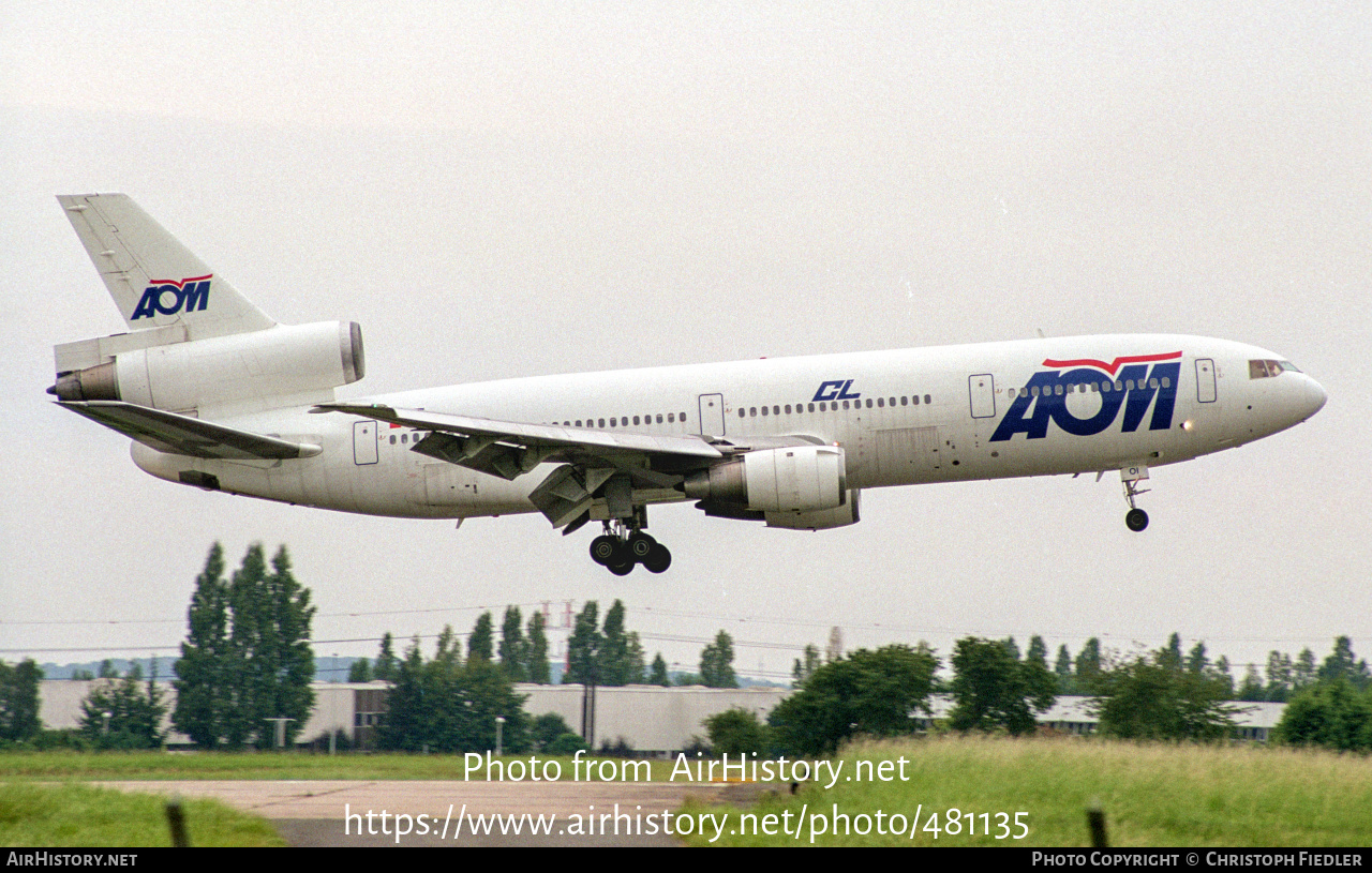 Aircraft Photo of F-GHOI | McDonnell Douglas DC-10-30 | AOM French Airlines | AirHistory.net #481135