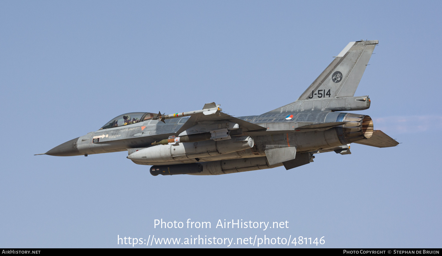 Aircraft Photo of J-514 | General Dynamics F-16AM Fighting Falcon | Netherlands - Air Force | AirHistory.net #481146