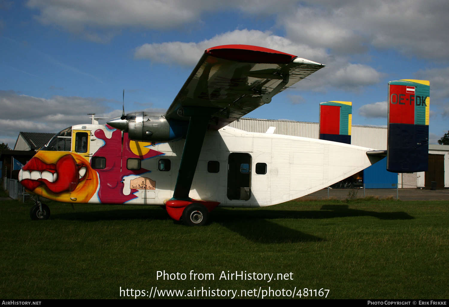 Aircraft Photo of OE-FDK | Short SC.7 Skyliner 3A-100 | Pink Aviation Services | AirHistory.net #481167