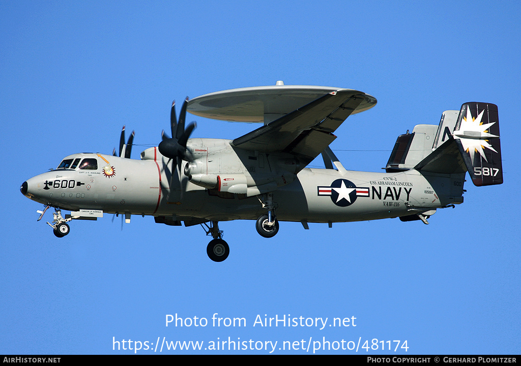Aircraft Photo of 165817 | Grumman E-2C Hawkeye 2000 | USA - Navy 