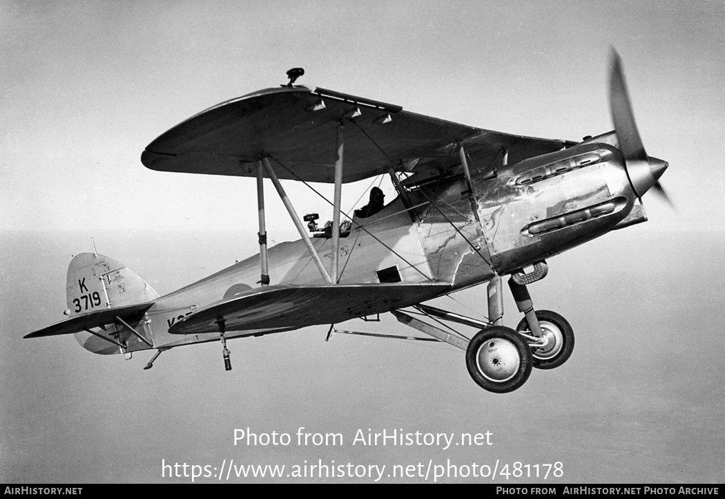 Aircraft Photo of K3719 | Hawker Hector Mk1 | UK - Air Force | AirHistory.net #481178