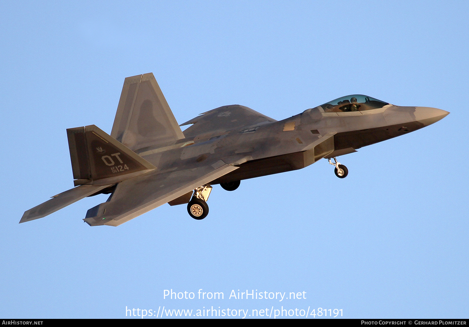 Aircraft Photo of 06-4124 / AF06-124 | Lockheed Martin F-22A Raptor | USA - Air Force | AirHistory.net #481191