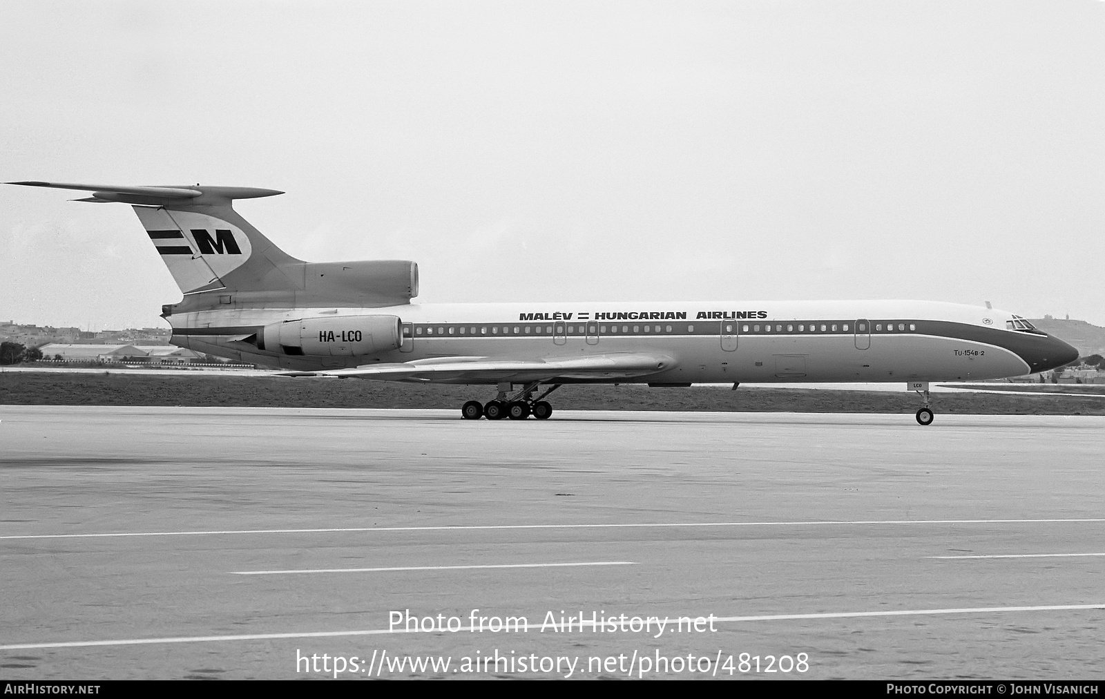 Aircraft Photo of HA-LCO | Tupolev Tu-154B-2 | Malév - Hungarian Airlines | AirHistory.net #481208