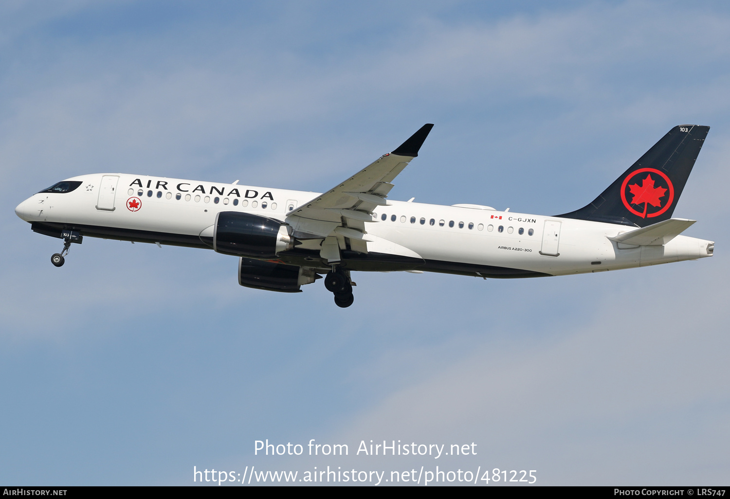 Aircraft Photo of C-GJXN | Airbus A220-371 (BD-500-1A11) | Air Canada | AirHistory.net #481225