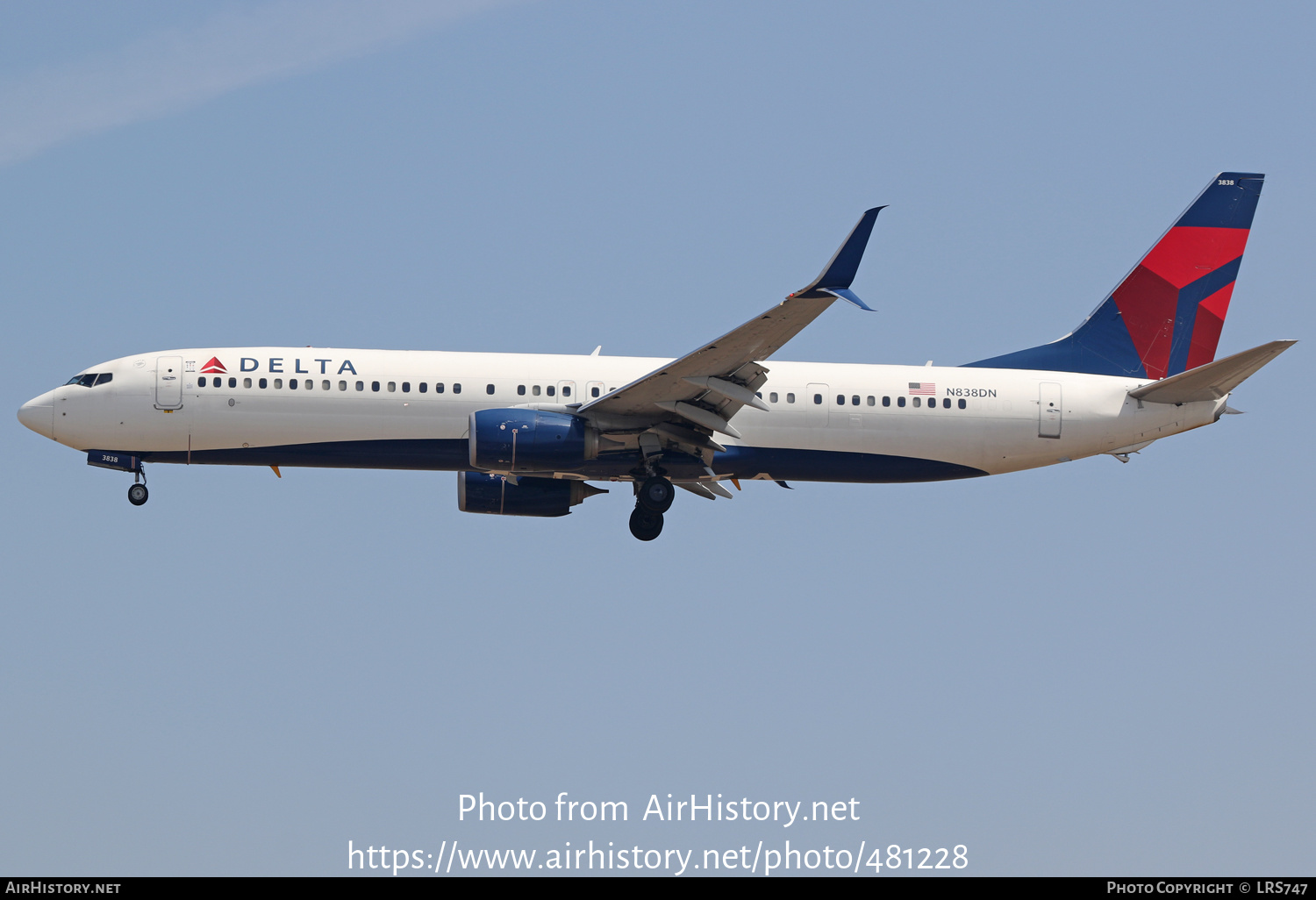 Aircraft Photo of N838DN | Boeing 737-932/ER | Delta Air Lines | AirHistory.net #481228