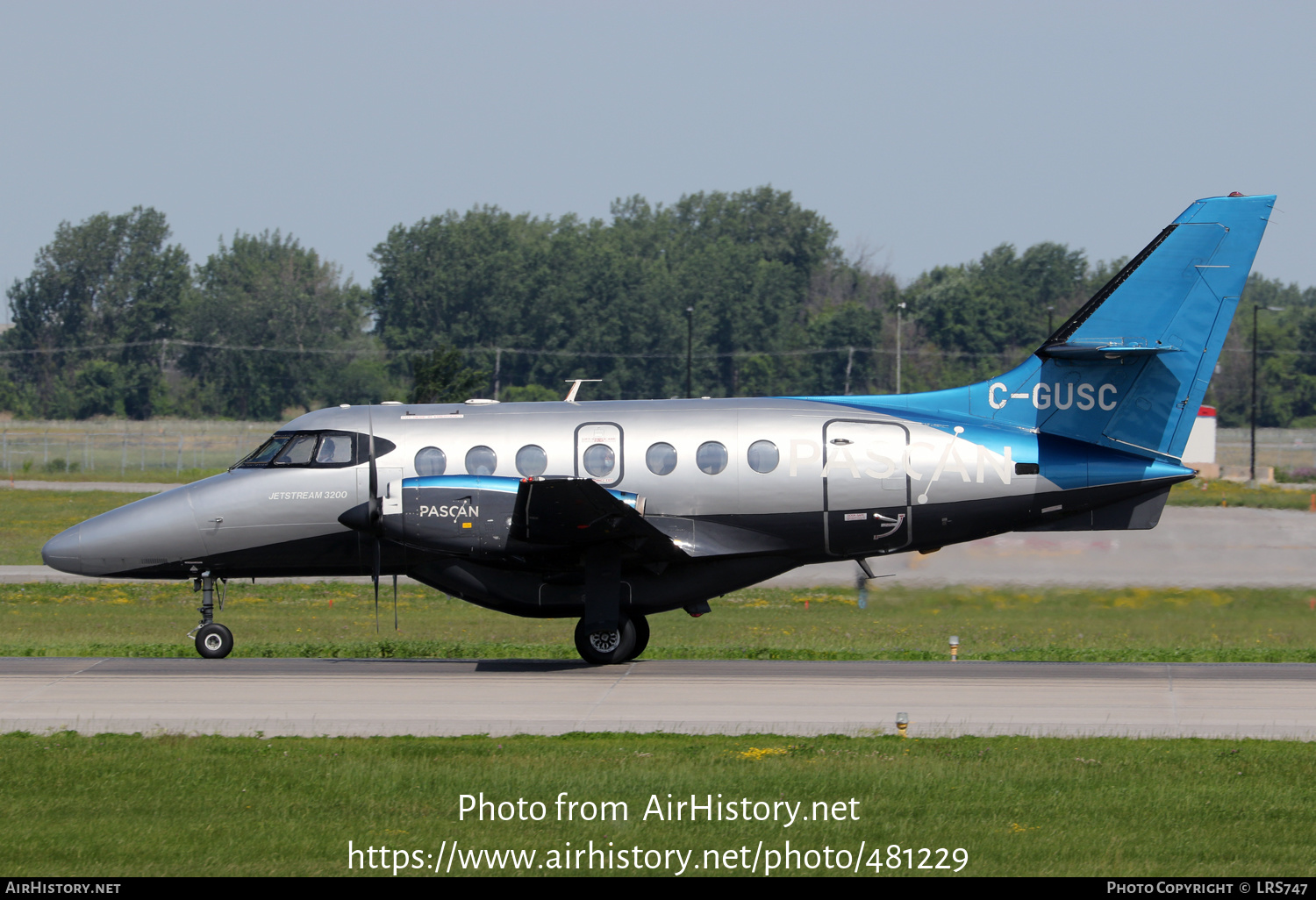 Aircraft Photo of C-GUSC | British Aerospace BAe-3201 Jetstream 32EP | Pascan Aviation | AirHistory.net #481229