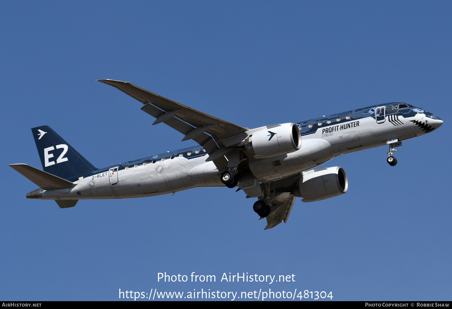 Aircraft Photo of 2-RLET | Embraer 190-E2 (ERJ-190-300) | Embraer | AirHistory.net #481304